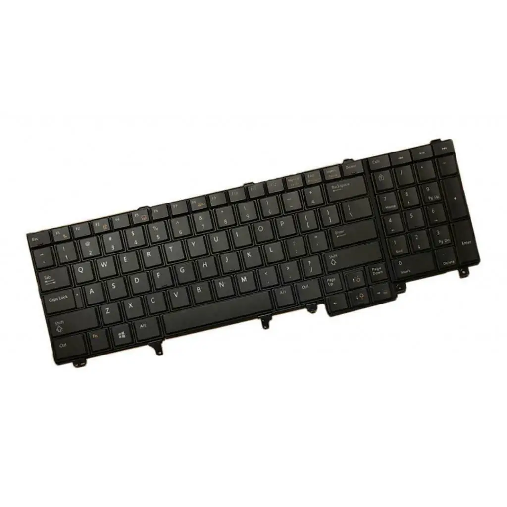 

Plastic Replacement US PC Laptop Keyboard Keypad for Dell Latitude E5520 backlit