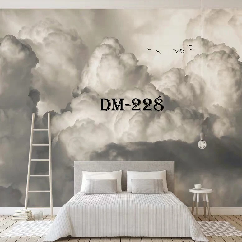 DM-228 Розовое небо облако 3d мультфильм потолочные обои фрески для девочек комната Детский сад Детская Декор стены 3d дочка настенная бумага - Цвет: DM-228