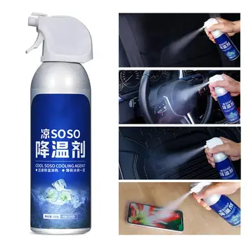 

Air Freshener Spray Car Rapid Cooling Agent Refrigerant Summer Quickly Cooling Agent for Sport Cooling Vehicle Ice Spray Bottle