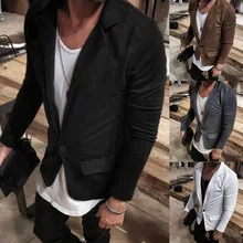 MJARTORIA 2019 nueva llegada de lujo hombres Casual Vintage negocio Blazer inteligente Chaqueta de traje de abrigo Formal ropa Blazers M-3XL