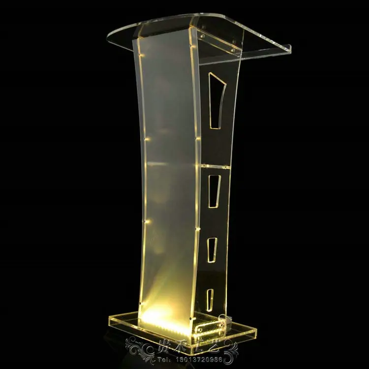 Commercial Lighting High Quality Acrylic Podium Church Pulpit Lectern