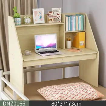 

HiMISS Wooden Computer Table Space Save Hidden Flip Storage Desk for Bed Study Notebook Laptop Desk Table