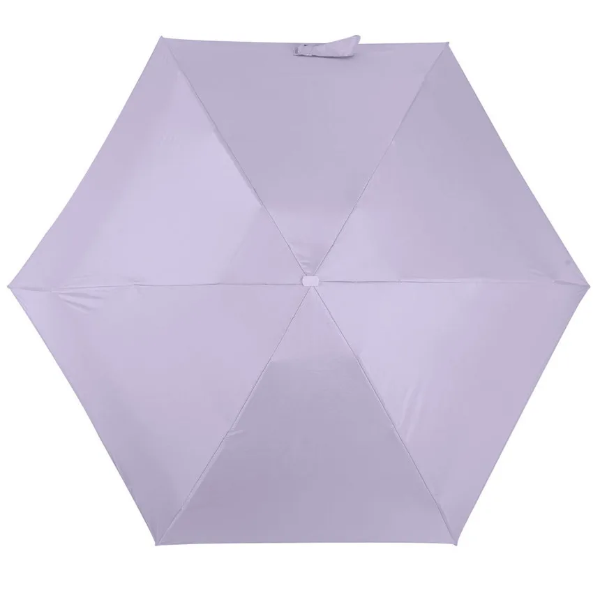 Purple Зонт от дождя женский складной зонт от дождя женский подарок для мужчин Мини карманный зонтик для девочек анти-УФ водонепроницаемый портативный дорожный зонт - Цвет: Purple