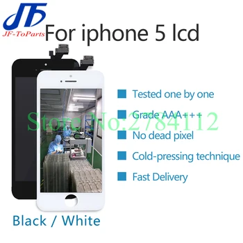 

5Pcs 100% Tested LCD Display For IPhone 5 5S 5C SE Touch Screen With Digitizer Replacement Assembly Parts No Dead Pixel