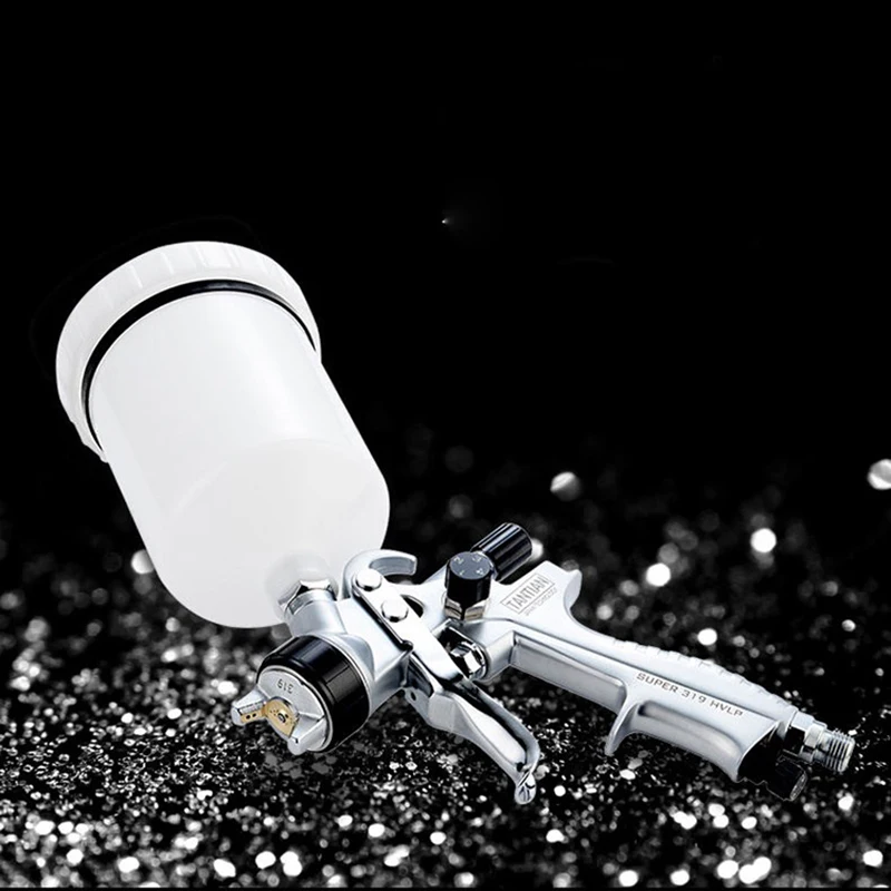 

HVLP spray gun manual spray gun 1.3mm 600CC gravity high-end spray gun with spray gun accessories