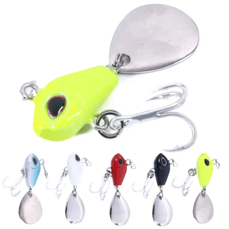 

1PCS Submerged VIB Winter Ice Fishing Lures for Carp Fly Fishing Hard Wobblers Crankbaits Pesca 2.5cm 11.5g Luminous
