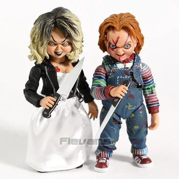 

NECA Bride of Chucky Ultimate Chucky & Tiffany PVC Action Figure Collectible Horror Doll Toy