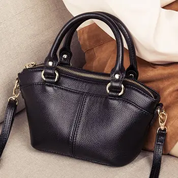 

Genuine Leather Crossbody Bags for women Luxury Top-Handle Bags Fashion Ladies Totes Shoulder Bag Female Purse Messenger Bag