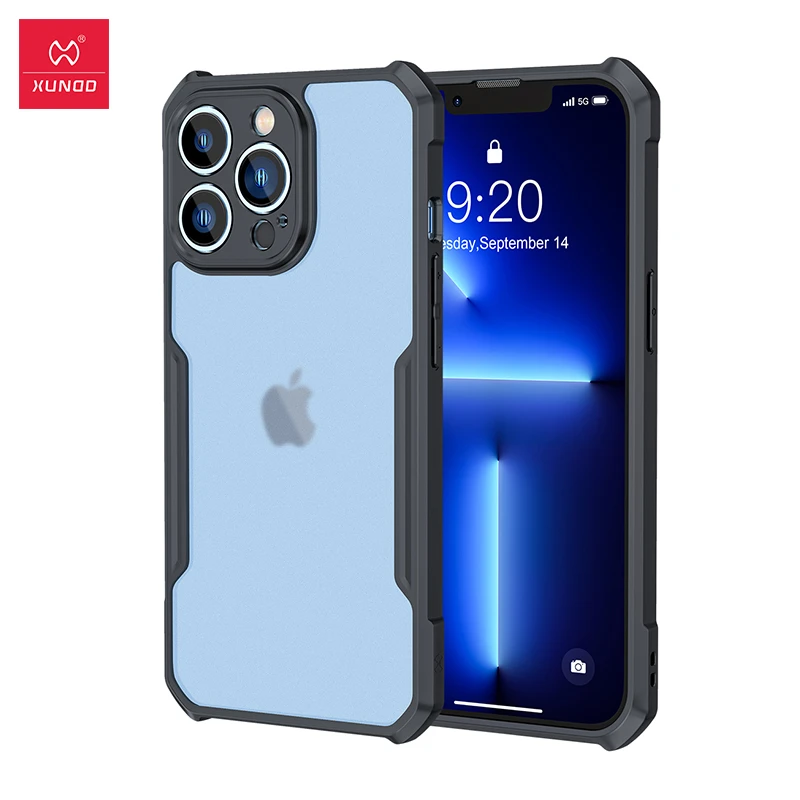 XUNDD Protective Case for iPhone 11 12 13 Pro Max,Airbag Shockproof Shell,Camera&Screen Protection Back Transparent Phone Cover cute iphone 11 Pro Max cases