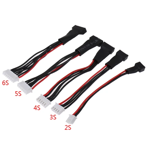 5Pcs RC FPV Lipo Battery Balancing Head Extension Line 23456S Extend line New title=