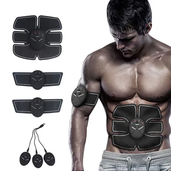 

EMS Wireless Muscle Stimulator Trainer Smart Fitness Abdominal Training Electric Weight Loss gym Body Slimming Belt Unisex #ED