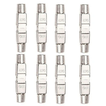 

Cat7 Cable Extender Connection Adapter Connection Box RJ45 Lan Cable Extension Connector Fully Shielded Tool-Free
