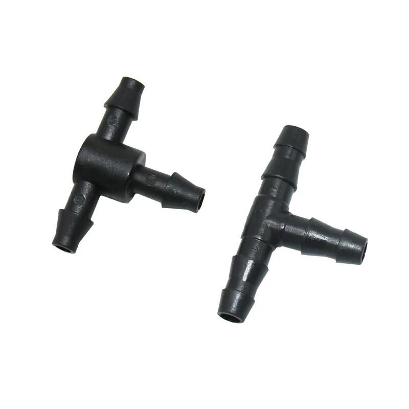 Garden Irrigation Connector Water-Splitter Drip 4/7-Hose Barb Tee 50-Pcs 1/4-