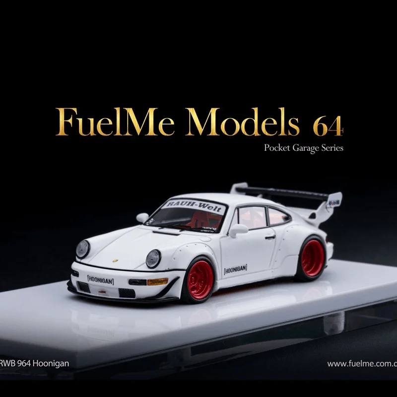 FuelMe 1:64 Porsche 911 широкий корпус модель RWB 964 полимерная автомобиля коллекционная