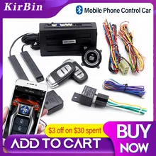

Smart Car Alarm System Keyless Entry Central Locking Car APP Control Autostart Engine Remote Start Stop Intelligent Ignition Kit
