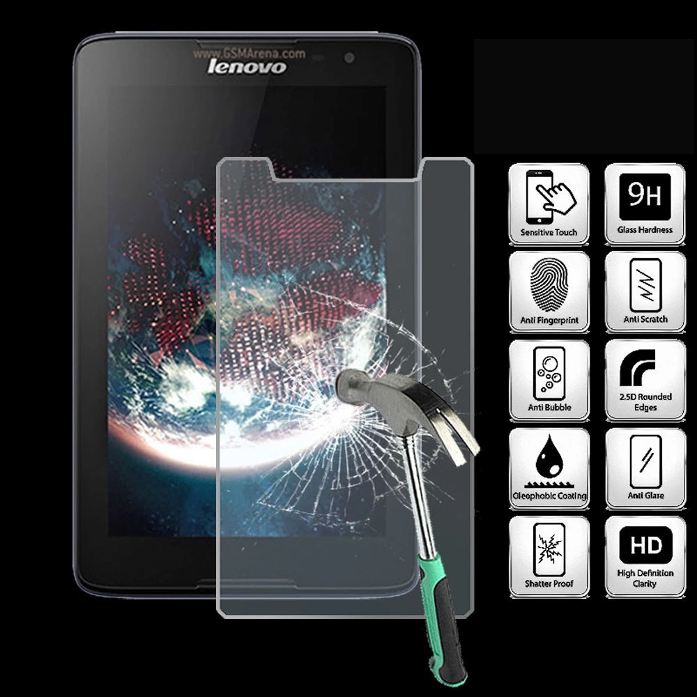 

For Lenovo Tab A8-50 A5500 8.0" - 9H Tablet Tempered Glass Screen Protector Cover Explosion-Proof High Quality Screen Film