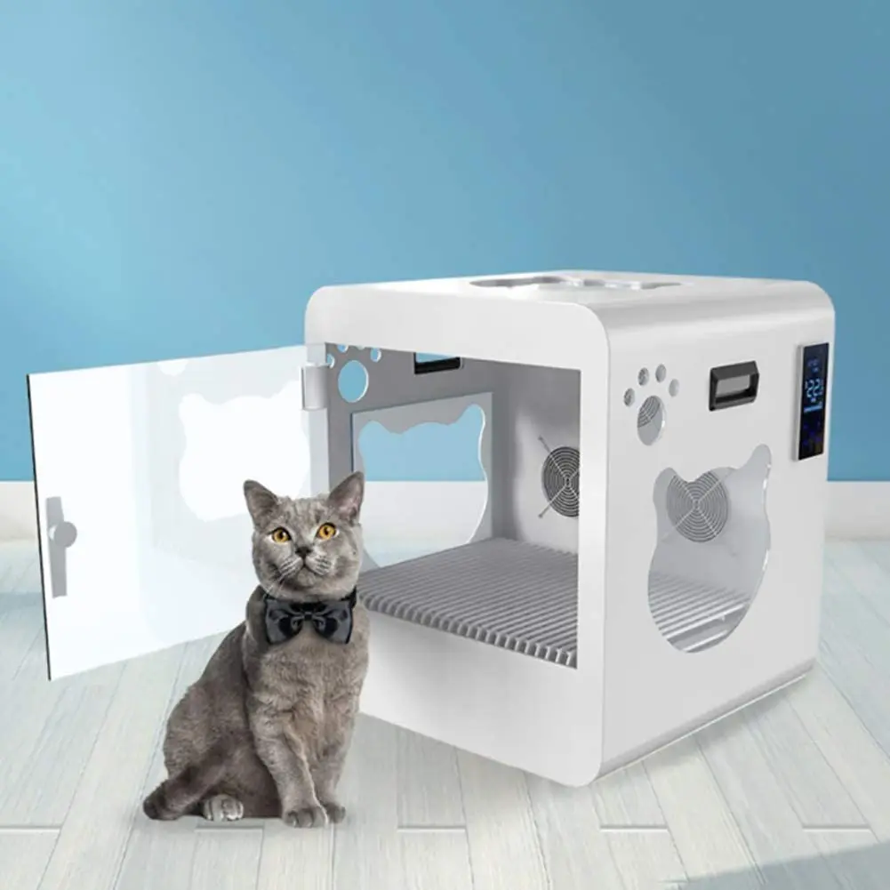 Automatic Pet Drying Box Smart Cat Mute Hair Dryer Dog Bath Blowing Oven Small Home Water Machine | Бытовая техника