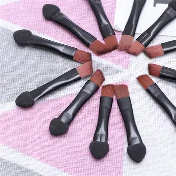 

20pcs Portable Eye Shadow Lip Brushes Double Sided Eye Shadow Sponge Applicator Cosmetic Makeup Brushes Tool For Women Girls