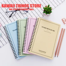 

Concise A5 Solid Colors Hard Cover Spiral Binding 60 Page Notepad Coil Notebook Stationery Office School Supplies