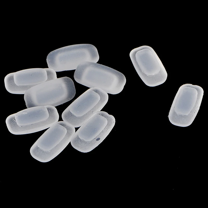 

Square Silicone Airbag Soft Nose Pads On Glasses Slot Type Embedding Cassette Anti-Slip Toos Eyeglasses Wholesale 10PCS/5 Pairs