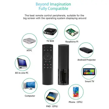 

G20S Gyro Smart Voice Remote Control IR Learning 2.4G Wireless Fly Air Mouse