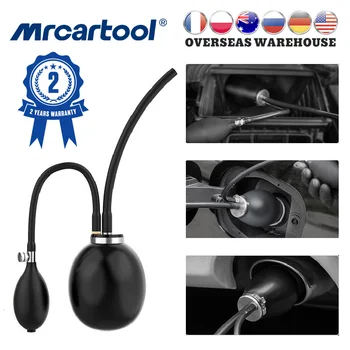 MrCartool Universal Smoke Generator Airbag Adaptor Quick Intake Adjustable Air Pump For Car Smokes Leak Detector SDT206 1