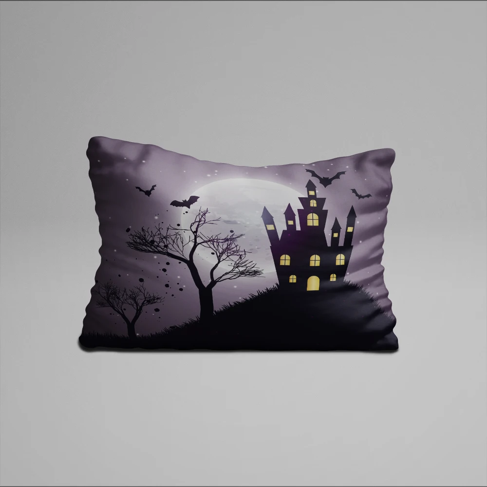 Хэллоуин, привидения, особняк, набор пододеяльников, наволочка, мультяшная тыква, ведьма, Комплект постельного белья, сахарный череп, цветочное хлопковое постельное белье