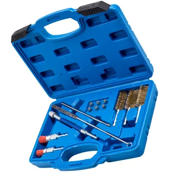 

14pcs Universal Injector Seats Cleaning Brushes Tools Set Diesel Injectors Kit