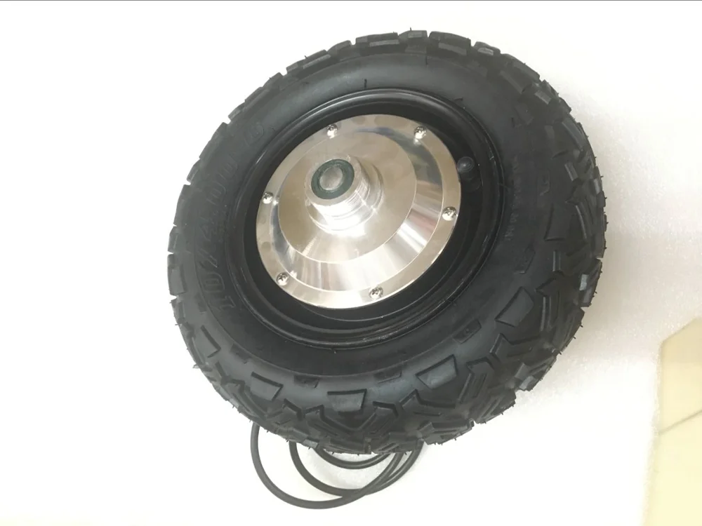 10 inch 36V 350W bulit-in encoder geared single shaft hub motor for robotics