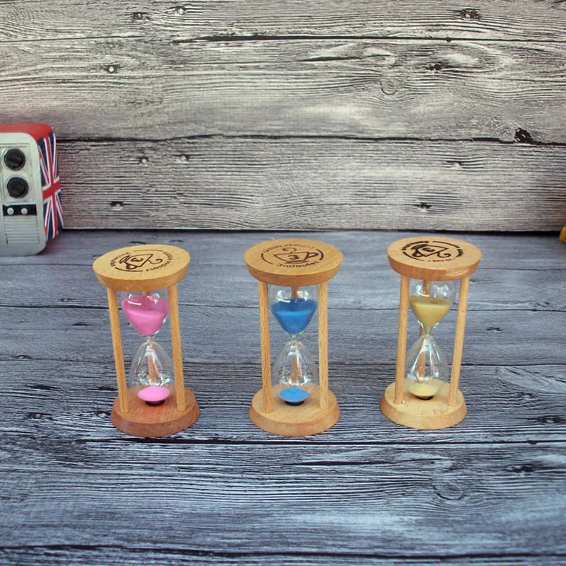3 песочные цвета деревянные часы для кофе с таймером минуты|sand hourglass|timer sandhourglass |