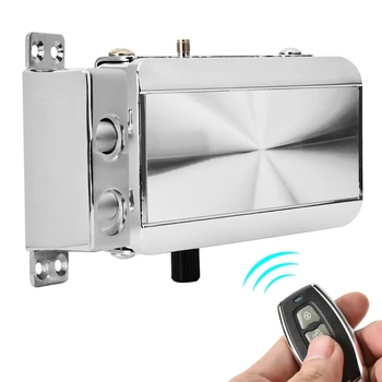 

Intelligent Home Remote Control Lock Mechanical Anti-theft Lock with 4pcs Remote Controllers