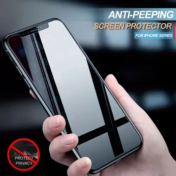 

Anti Spy Tempered Glass For iPhone 11 Pro XS Max XR X Privacy Screen Protector For iPhone 6 6S 7 8 Plus 5 5S SE Protective Film