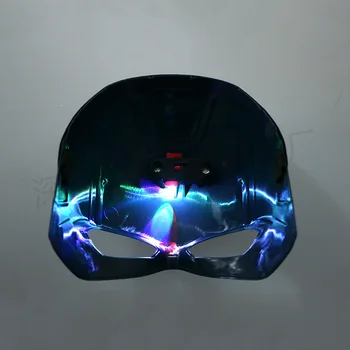 

Hotsale New American Captain Mask Hero Alliance Children's Shine Halloween Ball Mask Makeup Prop