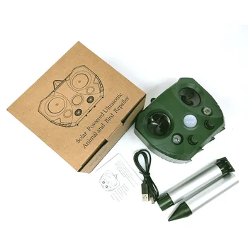 

Outdoor Ultrasonic Solar Pest Repeller Animal Pest Mouse Repeller PIR Sensor Garden Bird Cat Dog Repellent Keep Animals Away A30