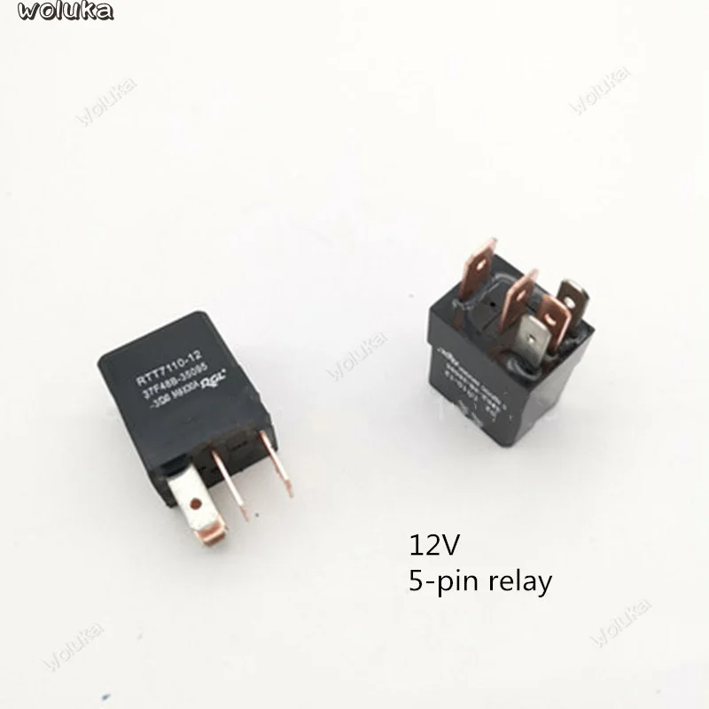 Waterproof relay car fan oil pump 12V24V universal modification 4-pin 5-pin EFI relay CD50 Q04 - Цвет: B