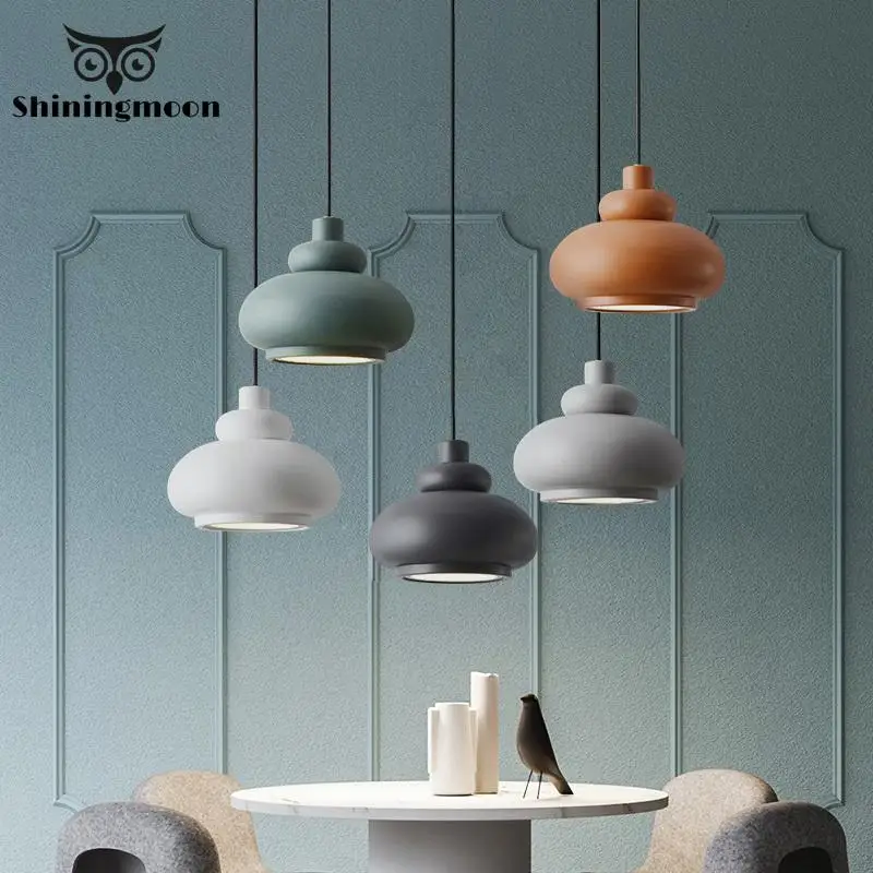 

Chinese Design Led Bar Pendant Lights Vintage Decor Traditional Kitchen Pendant Lamp Modern Creative Stair Cafe Light Fixtures