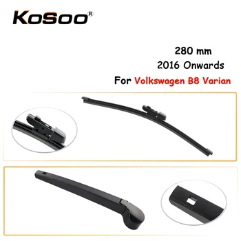 

KOSOO Auto RearWiper Blade For Volkswagen B8 Variant,280mm 2016 Onwards Rear Window Windshield Wiper Blades Arm,Car Accessories