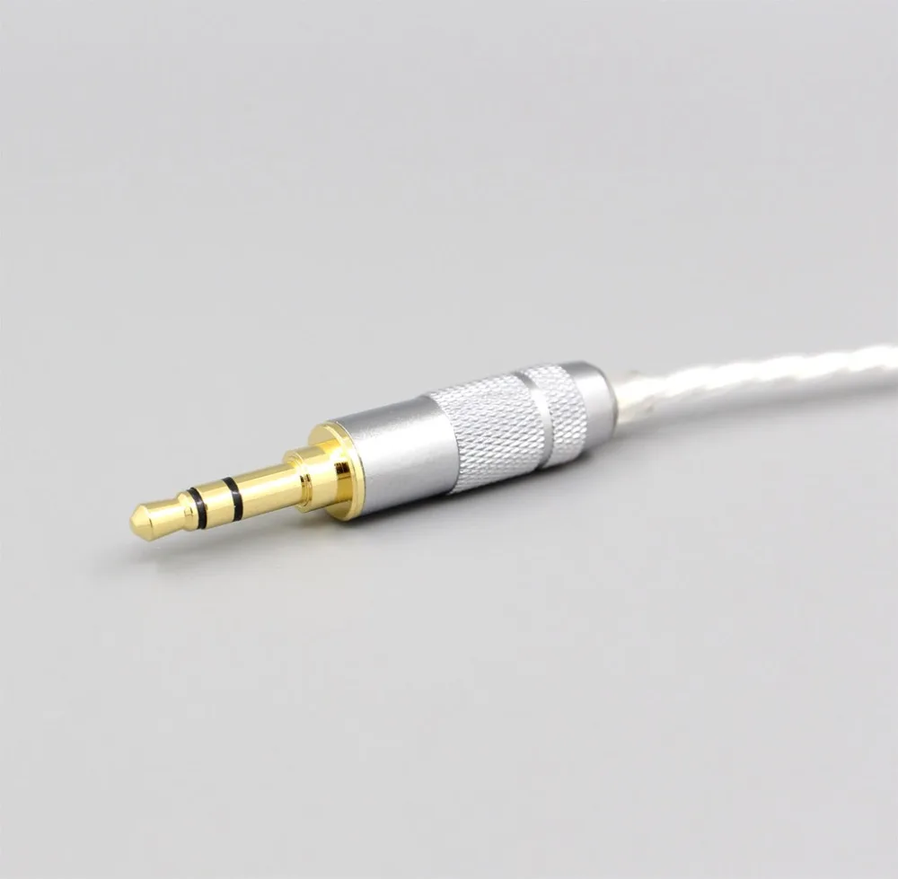 LN006626 XLR 4 4mm 2 5mm Hi Res Silver Plated 7N OCC Earphone Cable For Onkyo A800 Headphone 3 5mm Pin
