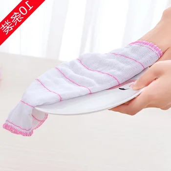 

10 Packaged in the Shape of Bars Non-stick Thick Not Afford Veil Water Absorbent Oil Cleaning cloth Hair Cleaning Kitchen Wash D