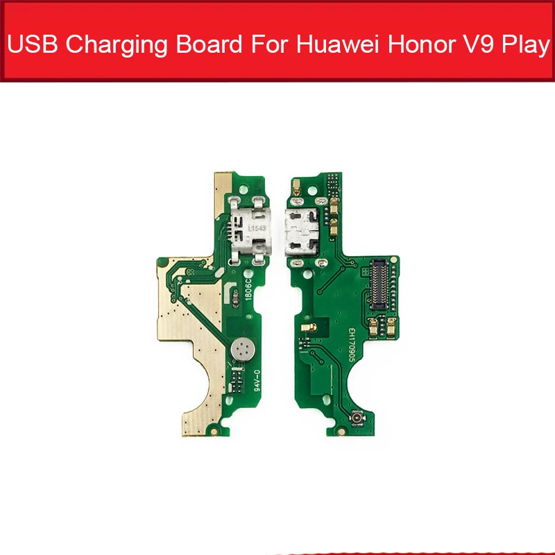 For honor V9 Play Зарядное устройство USB разъем для Huawei Honor 8 Lite Pro 9 9i 10 20 20i Play V8 V9 V10 V20 зарядный порт модуль Usb разъем платы - Цвет: For honor V9 Play