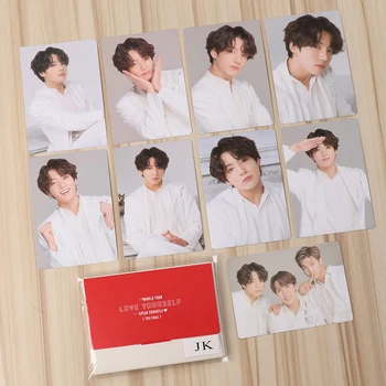 

Hot KPOP Card Bangtan Boys Album MAP OF THE SOUL PERSONA Collection FINAL Magic Shop Cartoon Photocard Self Made Paper Cards