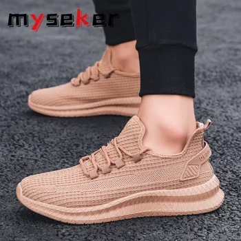 

Lightweight Men Sneakers Men Casual Shoes 2020 Summer Comfortable Walking Sneakers Big Size Breathable Mesh Jogging Shoes