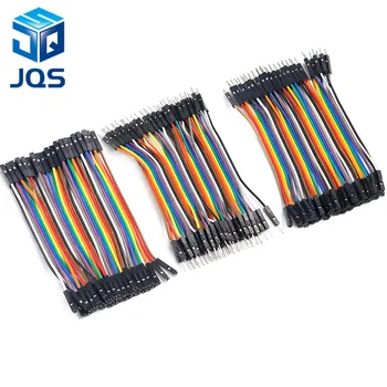 

Dupont line 120pcs 10cm male to male + male to female and female to female jumper wire Dupont cable for Arduino