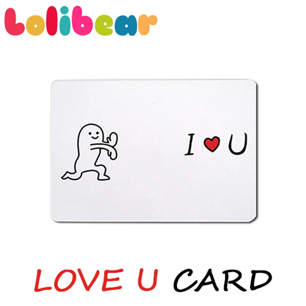 LOVE U Card by Hyde Card Magic Tricks Street Close Up Props for Lover Magie Mentalism Illusion Gimmick Props trucos de magia