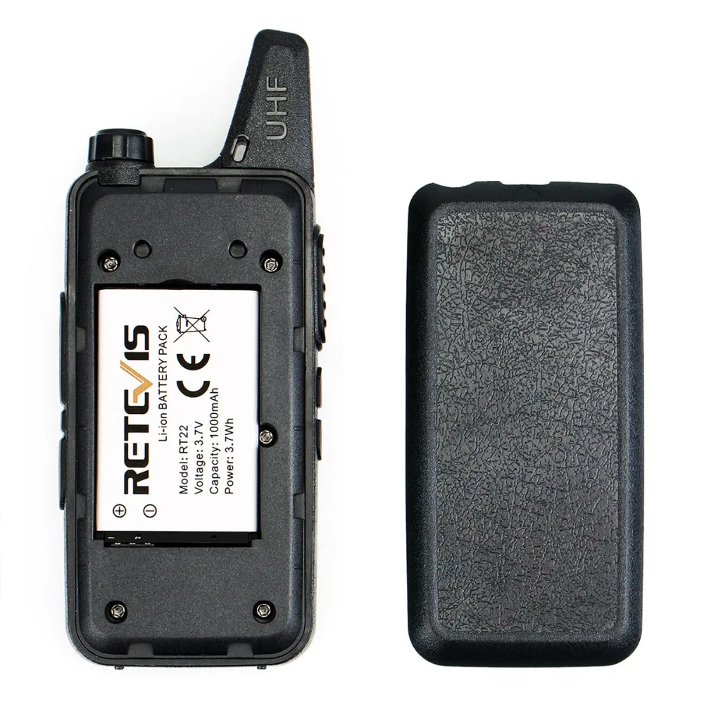 2 шт./компл. Retevis RT22 мини рация радио 2 Вт UHFVOX USB зарядка перезаряжаемая двухсторонняя радиостанция рация трансивер
