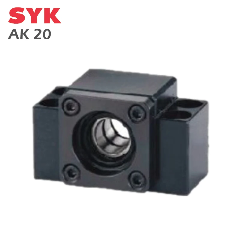 

SYK, профессиональный поддерживающий блок AK20, фиксированная сторона C3 C5 C7 для шариковых винтов TBI sfu 2505, премиум-класса