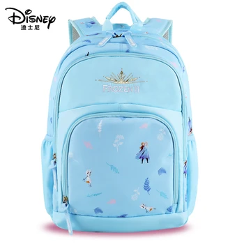 

Disney Backpack Frozen School Bag KidNew Cartoon Elsa Anna Bags Super Light Breathable Primary Children's Backpack Gift for Girl