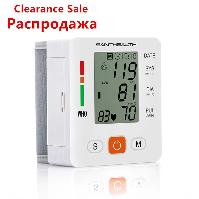 Распродажа Новый tensiometro цифровой монитор артериального давления тонометр для