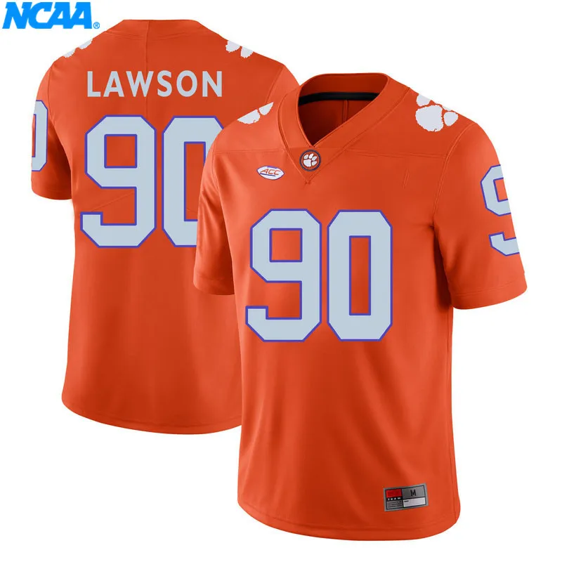 Новое поступление, высокое качество, Clemson Tigers Leggett#16 Bryant#2, футболки для колледжа, ограниченная серия, майки, S-XXXL
