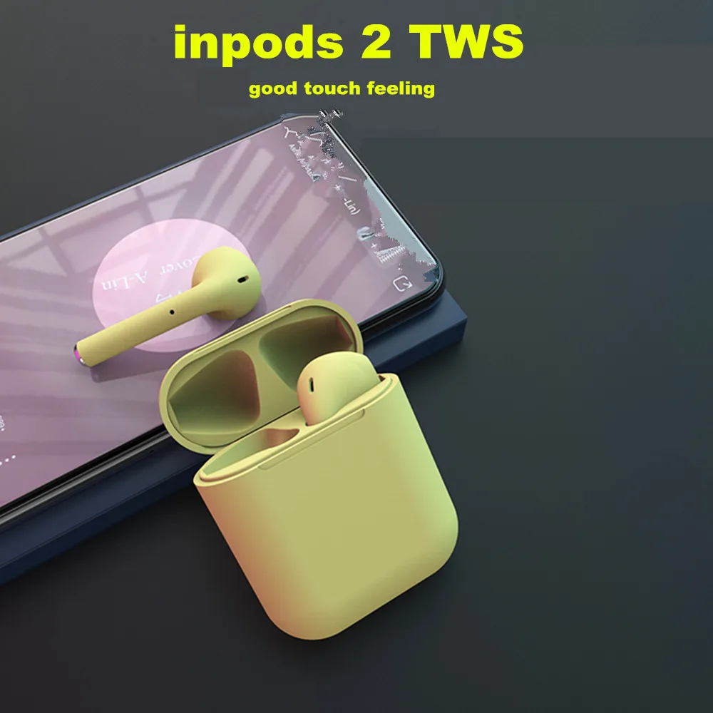 

inpods12 TWS Earphone Colordul Choice Pop up Bluetooth 5.0 Wireless Earbuds Portable Mini Size PK i10 i12 i18 i20 i30 i60 W1chip